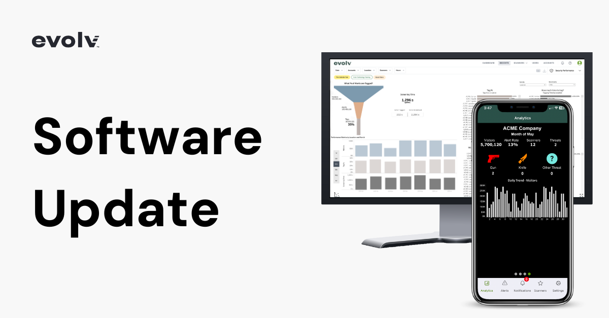 Evolv Technology’s Latest Software Update Designed to Simplify Security Management and Reporting  